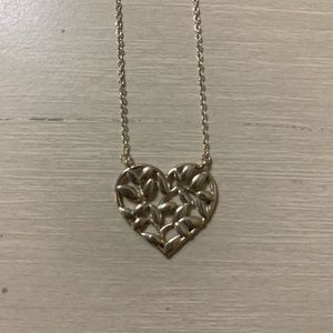 Tiffany & Co Heart Olive Leaf Necklace